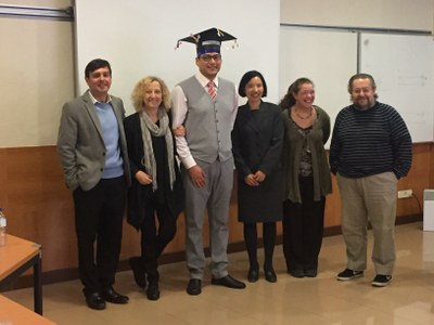 Carlos Quintero-Quiroz defended his PhD thesis