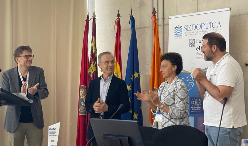 Prof. Ramon Vilaseca became honorary member of the Sedoptica